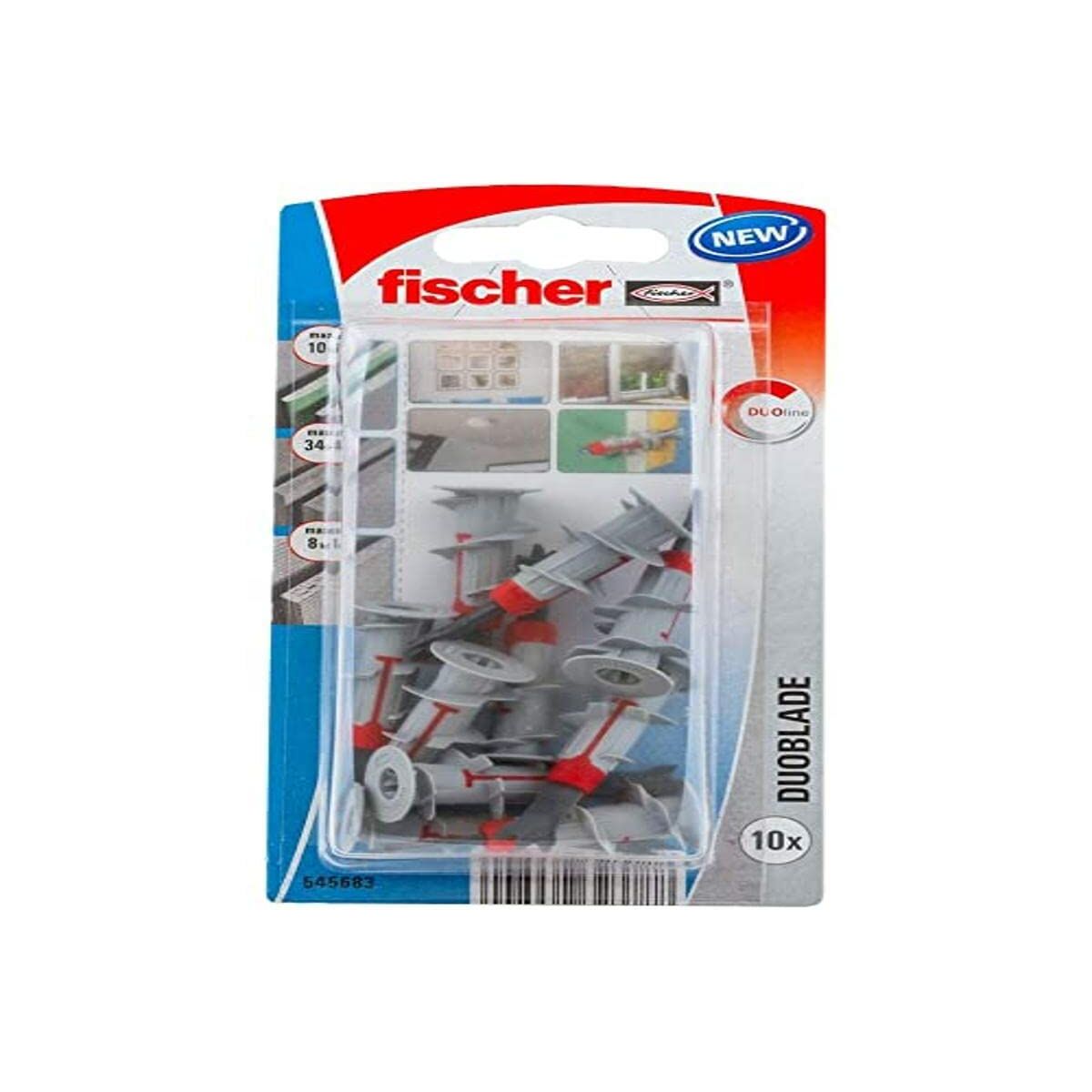 Knotter Fischer Duoblade Nylon Plast (10 enheter)